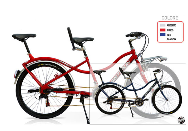 compact tandem bike