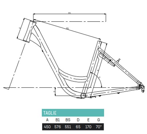 Scheda Geometrie Telaio